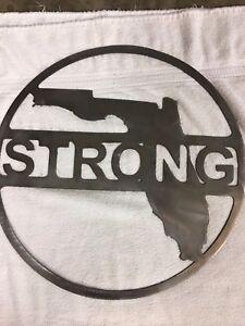 Florida Strong Logo - FLORIDA STRONG Custom CNC Plasma Cut Wall Art