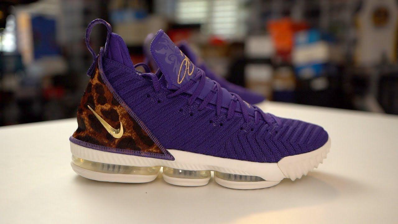 Purple LeBron Logo - Nike LeBron 16 Court King Purple UNBOXING and SNEAKER Review