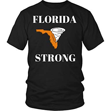 Florida Strong Logo - Amazon.com: TAYEGU Hurricane Irma Florida Strong Men's T-shirt: Clothing