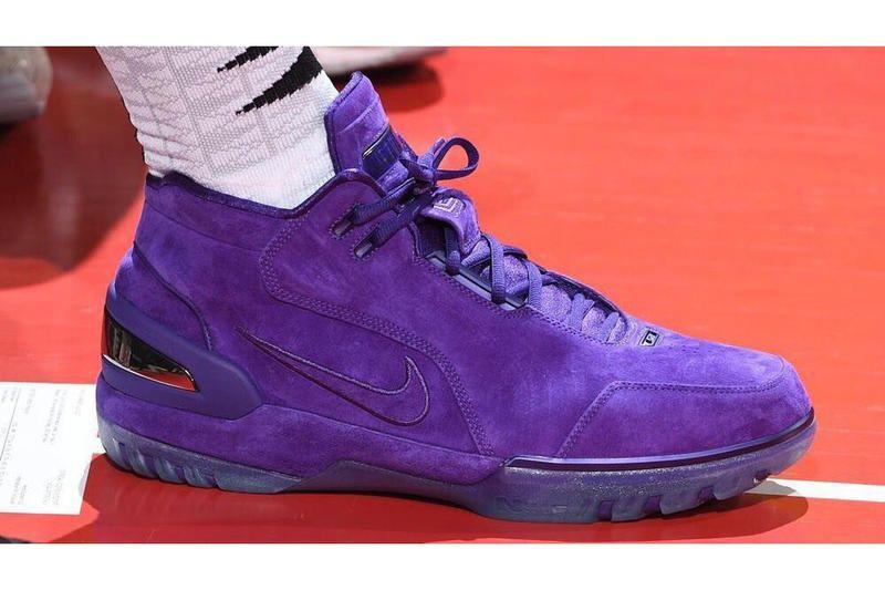 Purple LeBron Logo - LeBron James Nike Air Zoom Generation Purple PE