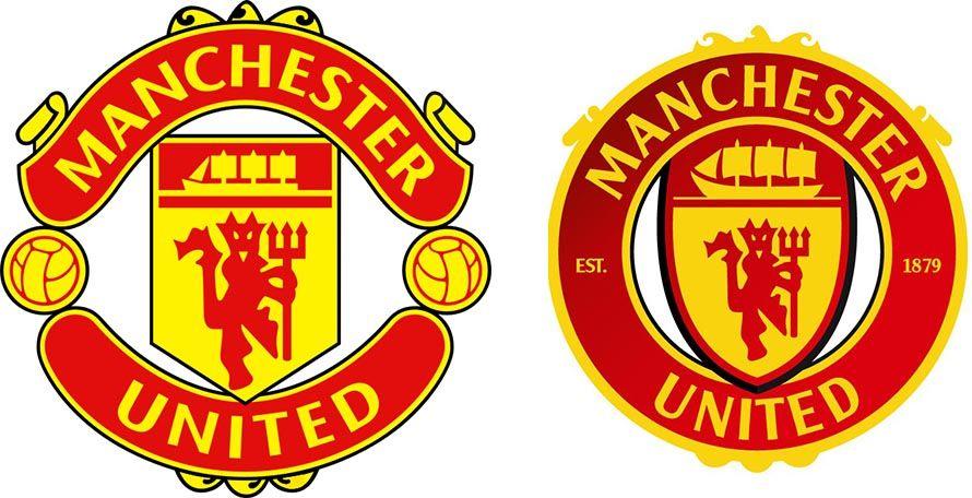 Man U Logo - Streamlined Manchester United Logos