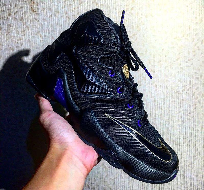 Black Blue Purple and Gold Logo - LeBron 13 in Black, Purple, Gold and with Dunkman | NIKE LEBRON ...
