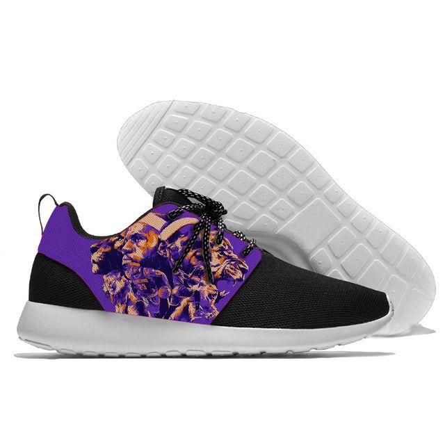 Purple LeBron Logo - Breathable Sports Running Shoes Walking Shoes Lebron James Lion Los