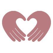 Pink Hands Logo - Text Logo. Logo Design Blog