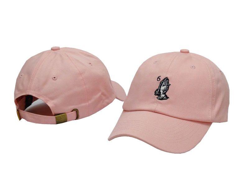 Pink Hands Logo - Selling: Drake OVO Pink Strapback Hat with 6 God Black Hands Logo