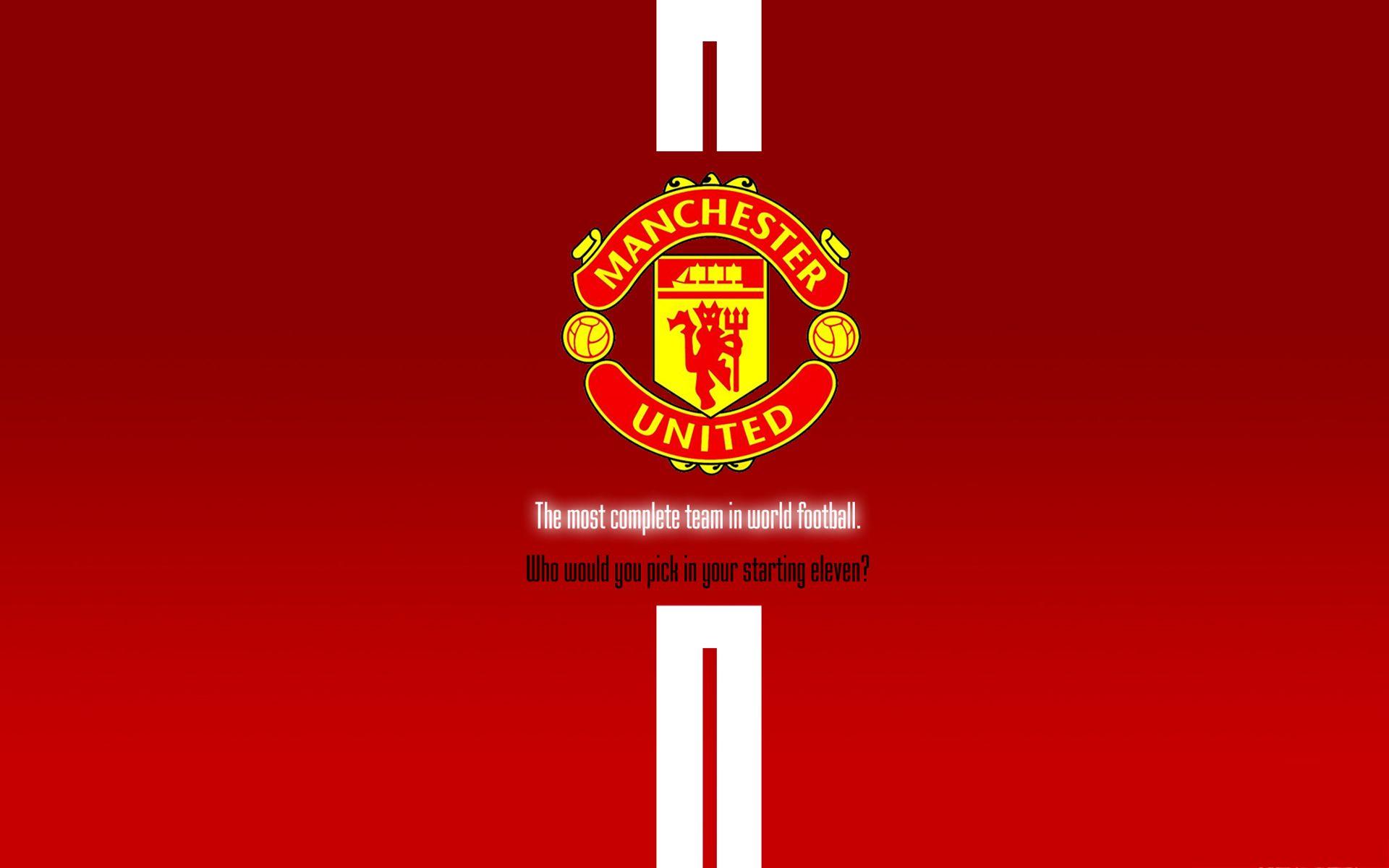 Man U Logo - Manchester United Logo Wallpapers | PixelsTalk.Net