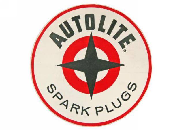 New Autolite Spark Plugs Logo - 6.5 Inch Autolite Spark Plug Decal