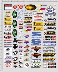 Different Car Logo - Self Adhesive Sticker decal car logo for different scales model kits ...