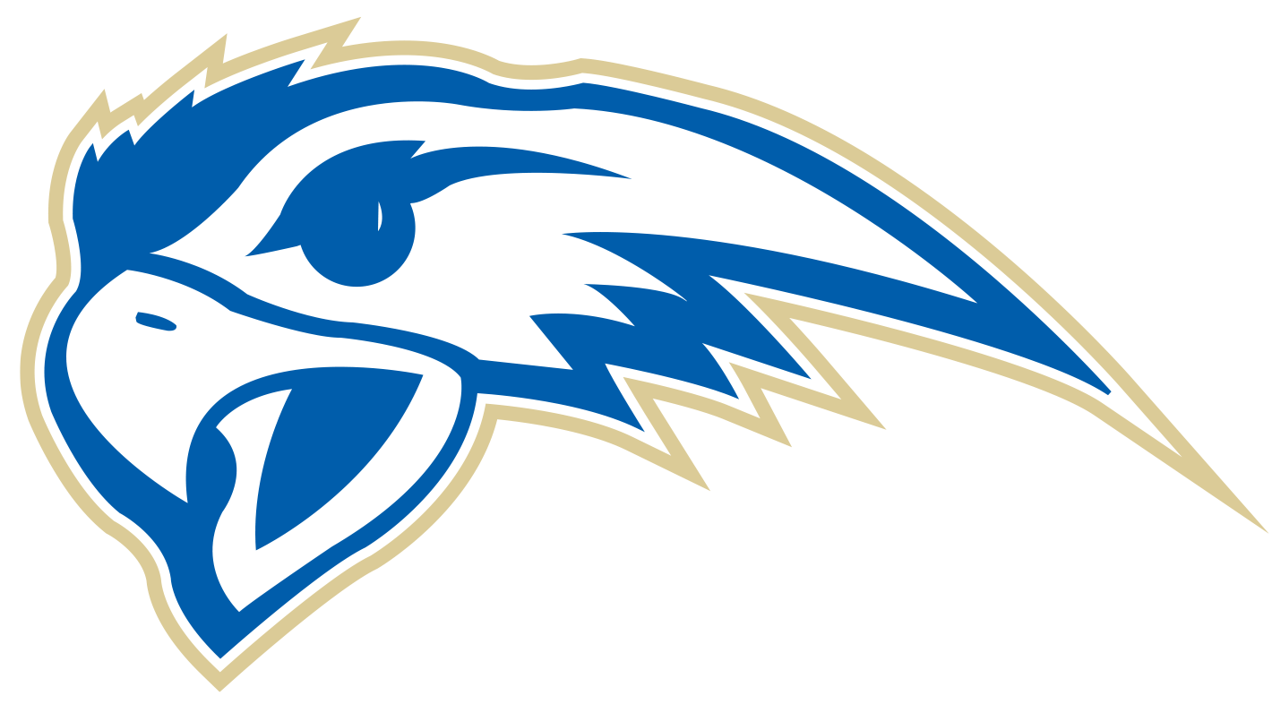 White and Blue College Logo - Henry Ford Community College | ScoutForce Athlete