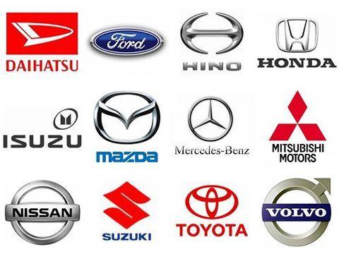 Different Car Logo - These are different names of cars made in The United States as well ...