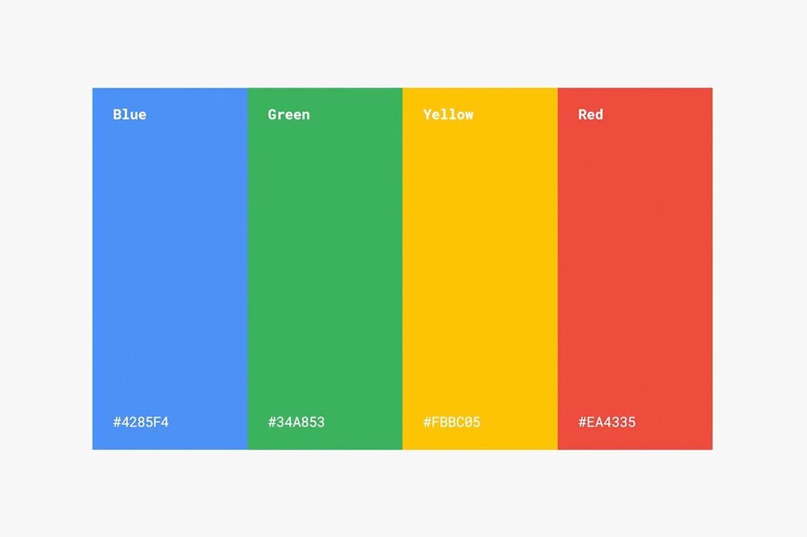 Blue Green Yellow Red Logo - It's Nice That. Review of the Year 2015: Google