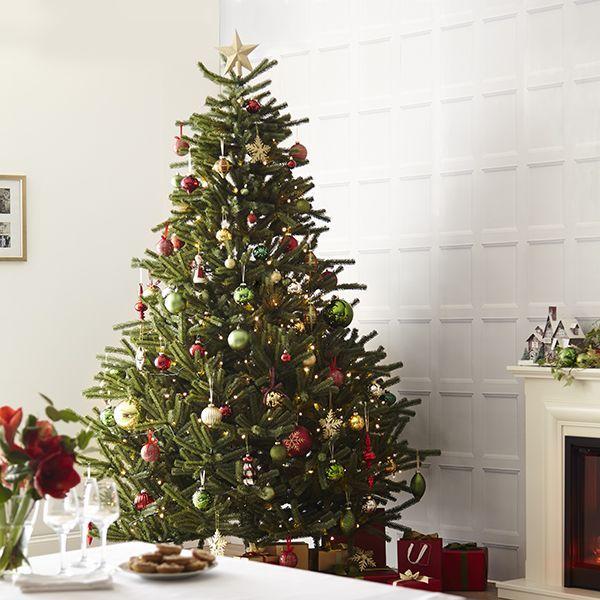 Christmas Tree and a Red S Logo - Keep your Christmas tree classic and traditional, using decorations ...