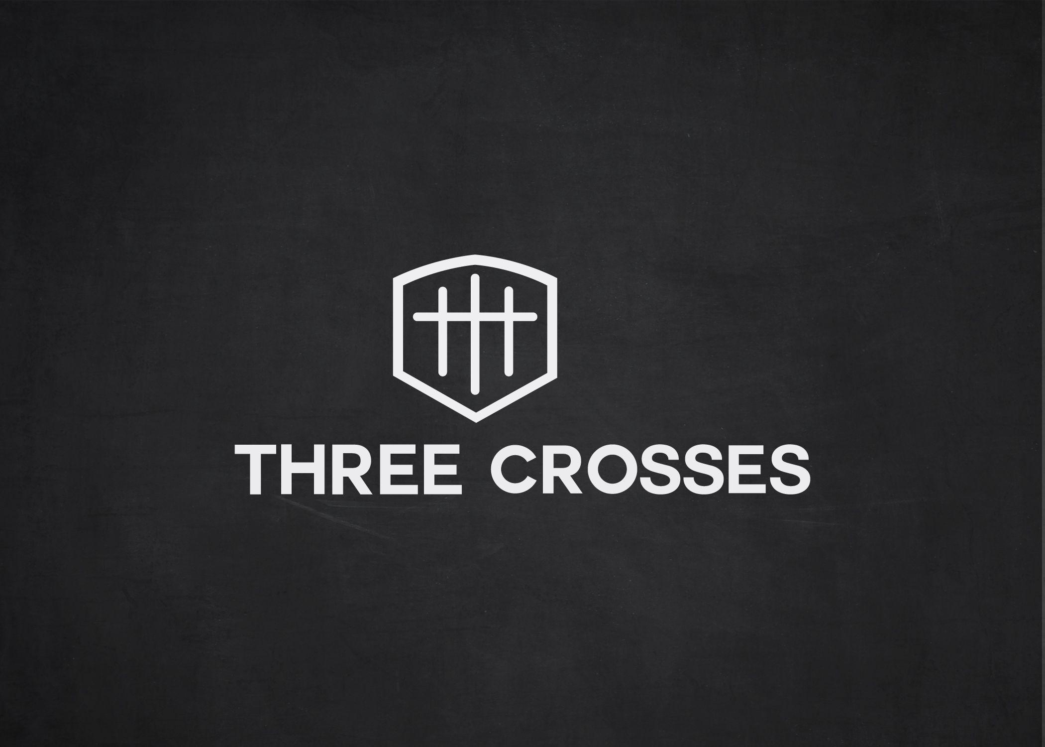 Three Crosses Logo - Three Crosses Neighborhood church custom logo design | Studio Lola ...