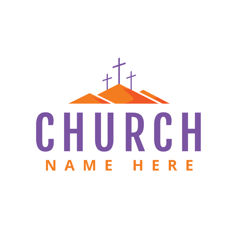 Three Crosses Logo - Three Crosses Church LogoD Graphics Logo Project