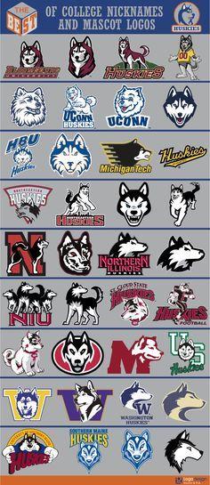 Best NCAA Logo - 44 Best Husky Logos images | Husky, Husky dog, Sports logos