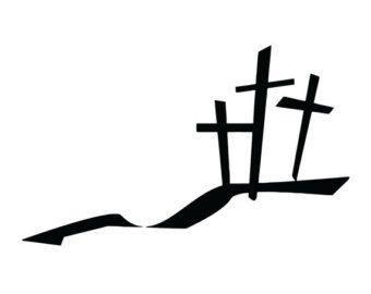 Three Crosses Logo - Three crosses | Etsy