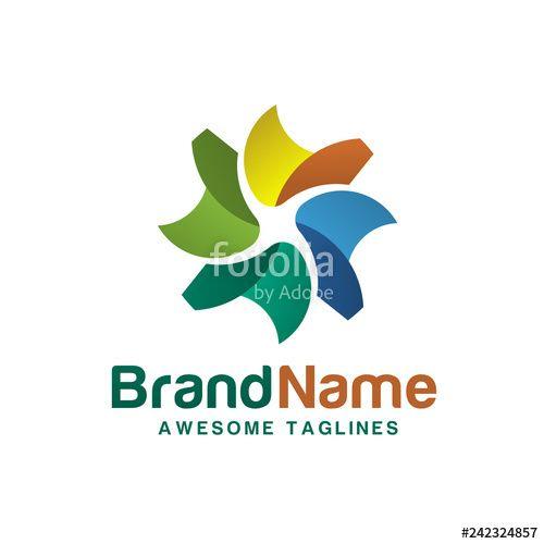 Best Colors for Business Logo - creative abstract geometric color logo concept best for business