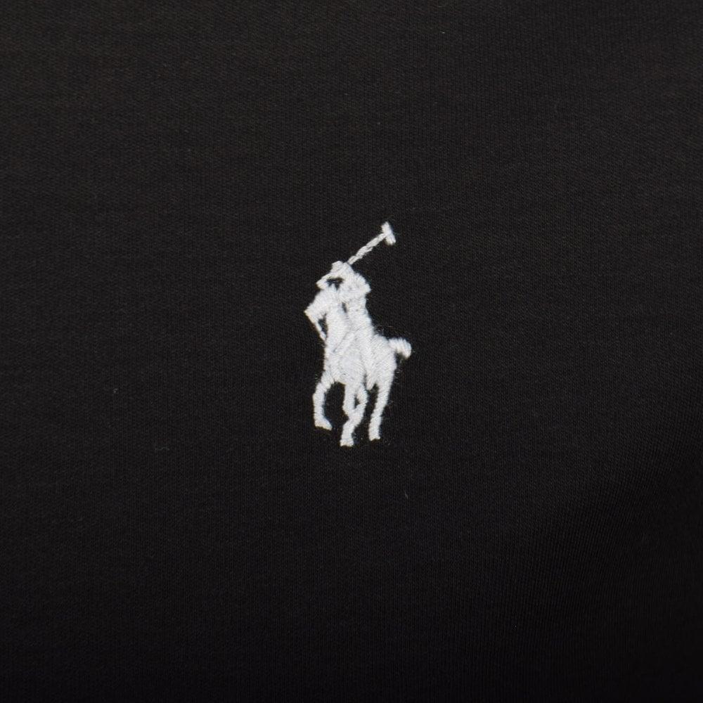 Black and White Polo Logo - POLO RALPH LAUREN Black Long Sleeved Chest Logo T-Shirt - Men from ...