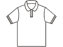 Black and White Polo Logo - Polo shirt