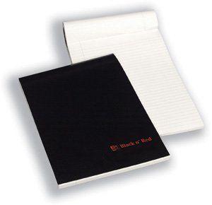 Black N Red and White Logo - Black n Red A4 Executive Pad: Amazon.co.uk: Office Products