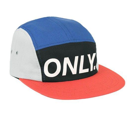 Black N Red and White Logo - Only NY Logo 5 Panel Cap (Royal/Silver/Red) - Consortium.