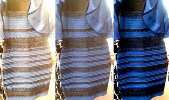 White and Blue Clothes Logo - The dress: White and gold or blue and black? Frock divides