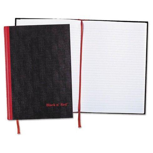 Black N Red and White Logo - Black N' Red® Casebound Notebook, Ruled, 8 1/4 X 11 3/4, 96 Sheets ...
