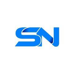 SN Logo - Sn photos, royalty-free images, graphics, vectors & videos | Adobe Stock