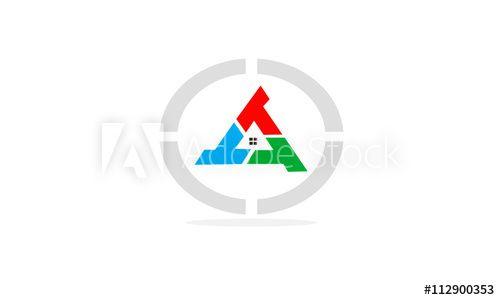 Triangle Corporate Logo - Triangle Flat Logo Design, Colorful Logo, Corporate logo, Flat color