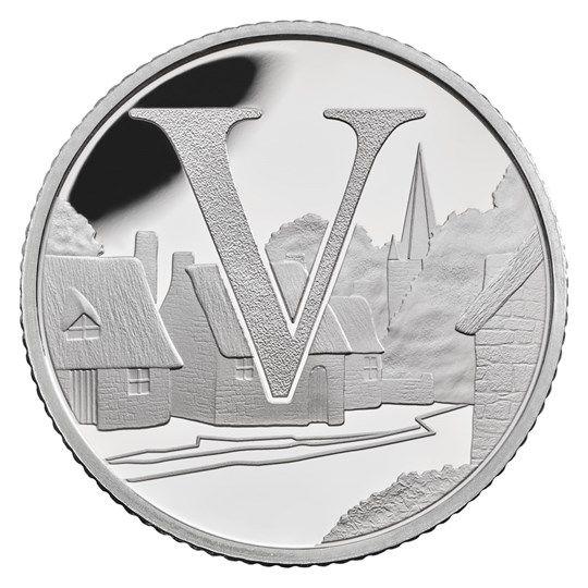 Silver V Logo - V - Villages 2018 UK 10p Silver Proof Coin | The Royal Mint