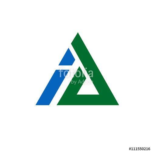 Triangle Corporate Logo - Business corporate letter A and I logo design triangle vector ...