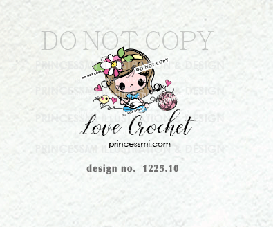 Crochet Company Logo - logo design, Vector file, adobe illustrator file, boutique logo