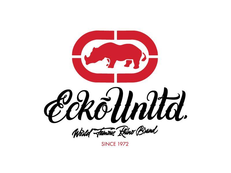Ecko Unltd Logo - One Of The Options Of The Lettering T Shirt For EckoUnltd By Igor