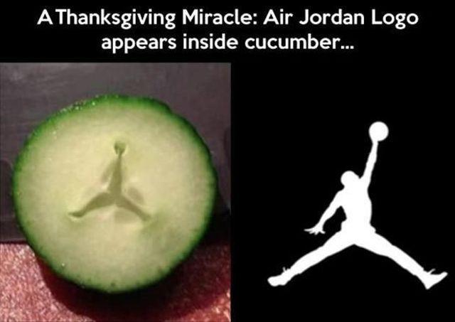 Funny Jordan Logo - Air Jordan Logo Inside A Cucumber - NoWayGirl | Humor | Funny, Funny ...