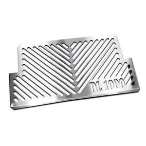 Silver V Logo - Radiator Covers Suzuki V-Strom 1000 02-07 silver logo | eBay