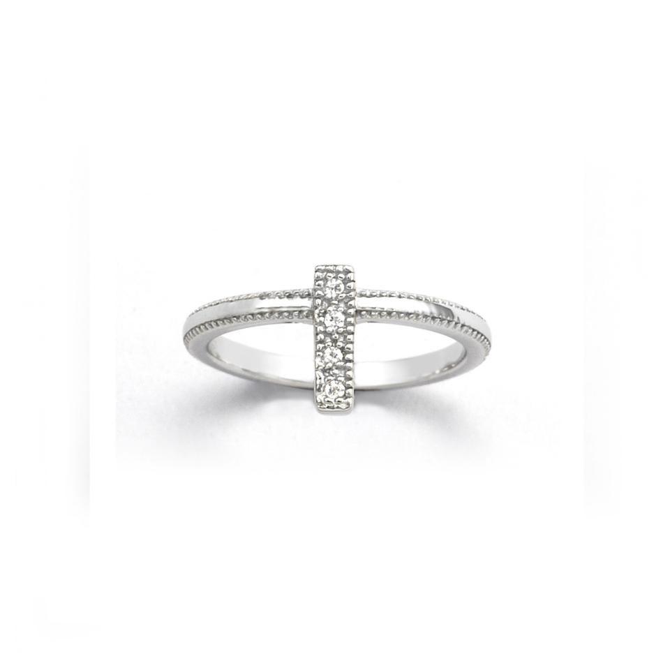 Silver V Logo - Ridge Midi ring | Women's Jewellery | V Jewellery