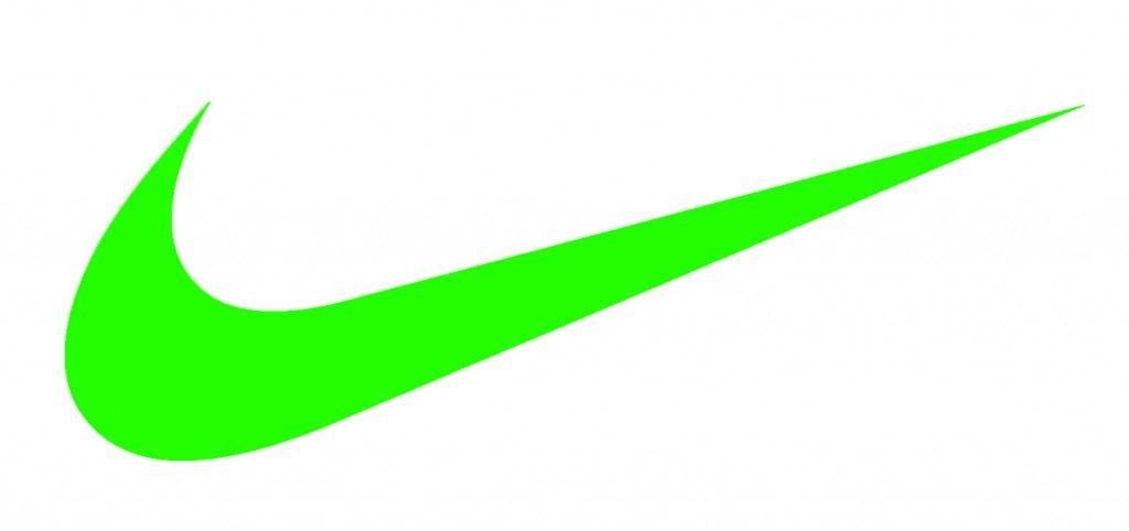 Green Nike Logo - Nike's Swoosh design logo was created