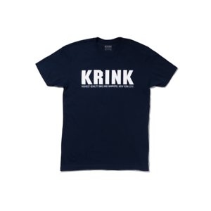 Navy White Logo - KRINK Navy / White Logo Tee | eBay