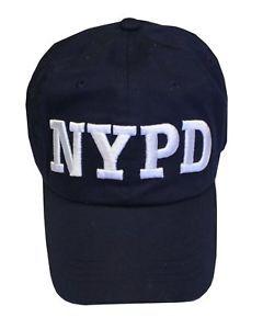 Navy White Logo - NYPD BASEBALL HAT BALL CAP NAVY WHITE LOGO NEW YORK POLICE