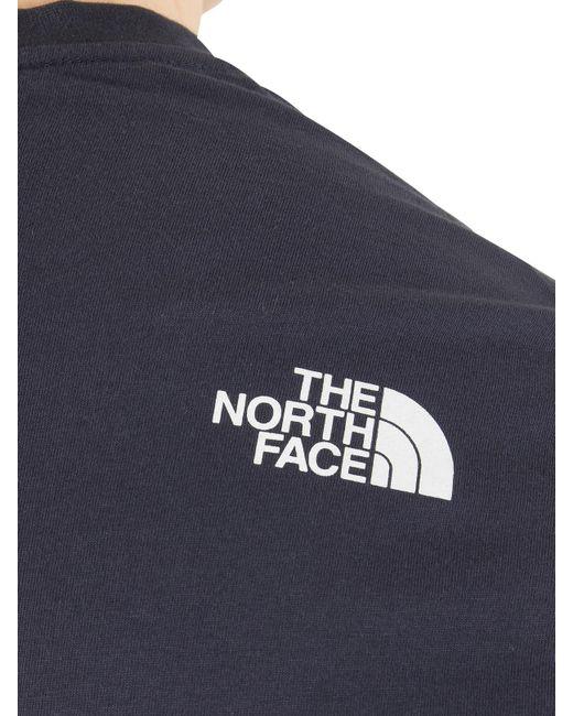 Navy White Logo - The North Face Urban Navy White Easy Graphic Logo T Shirt In Blue