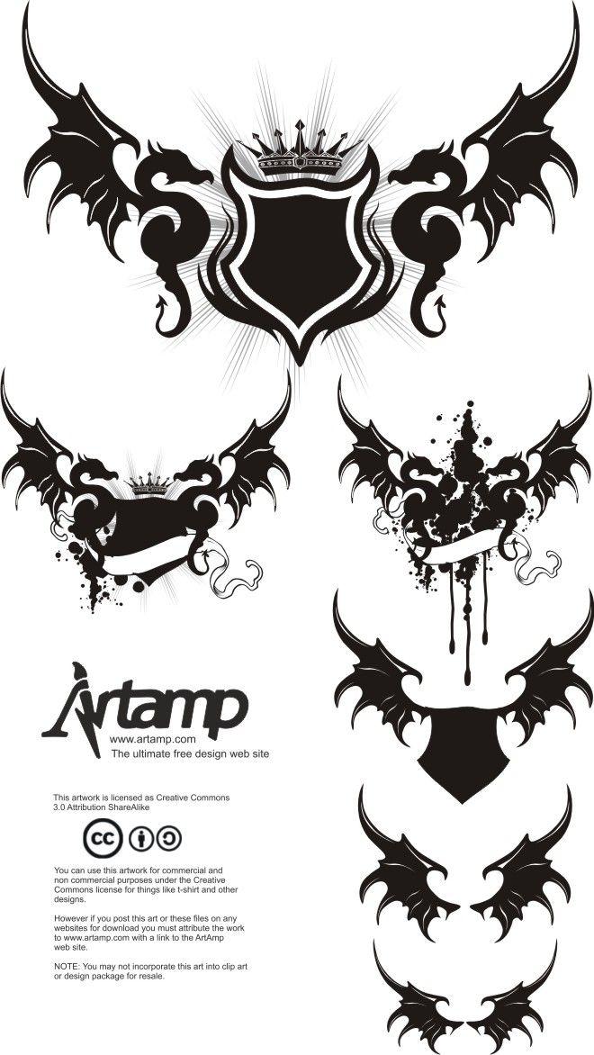Dragon Wings Logo - Dragons and Dragon Wings Art by artamp on DeviantArt