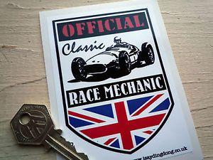 Race Mechanic Logo - OFFICIAL CLASSIC RACE MECHANIC STICKER Features a classic