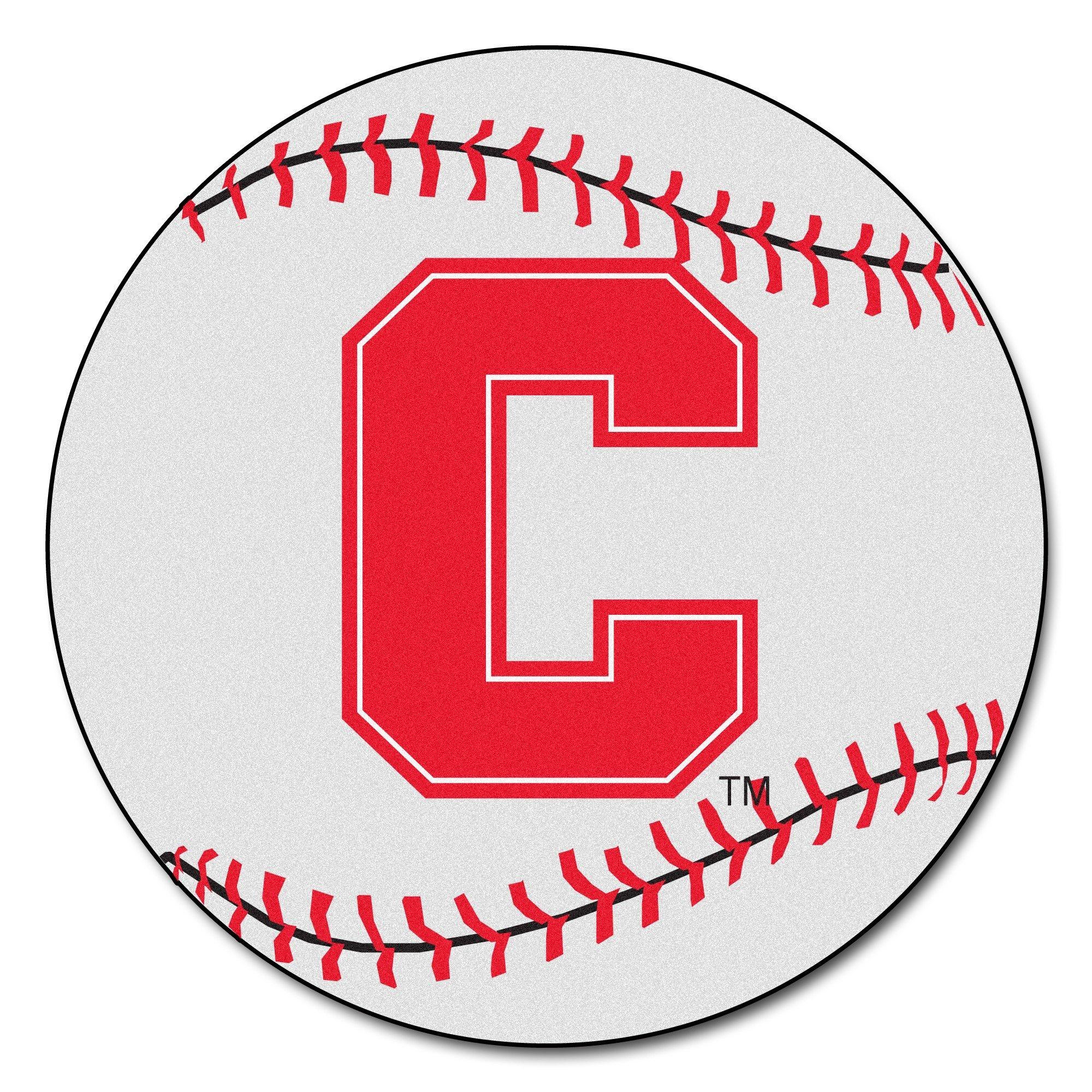 Big Red Cornell University Logo - Shop NCAA Cornell University Big Red Baseball Shaped Mat Round Area ...