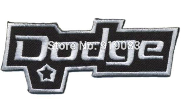 Race Mechanic Logo - Hot Rod Patch Dodge Badge black logo Drag Race Speed Shop Mechanic ...