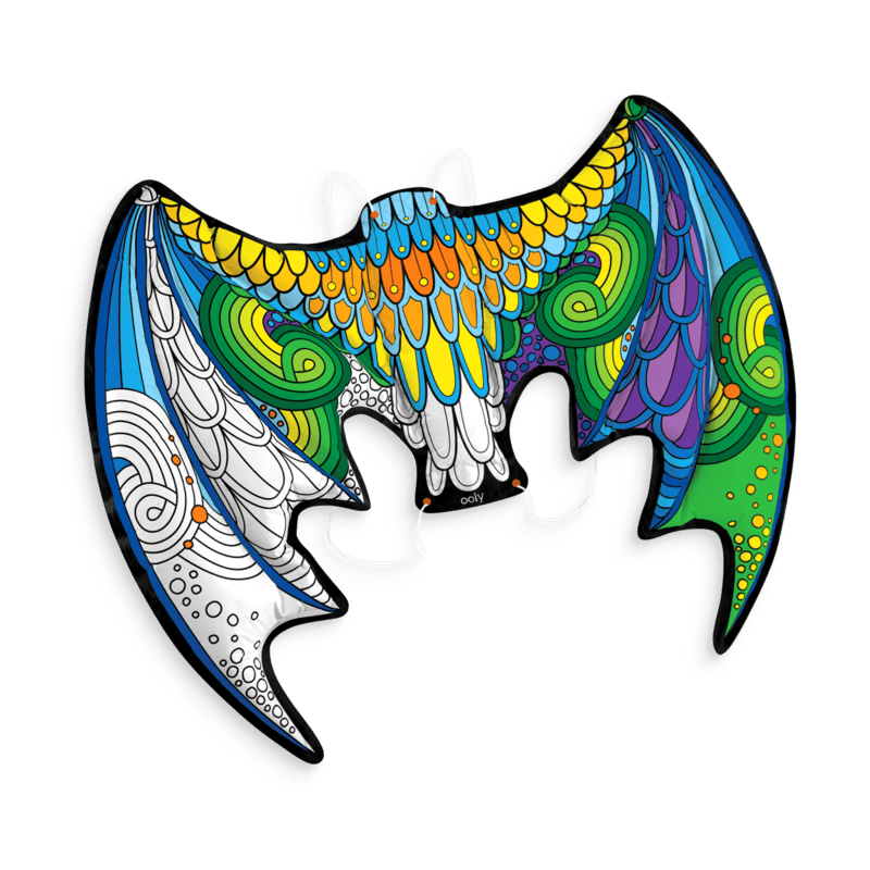 Dragon Wings Logo - 3D Colorables Dress Up Dragon Wings Coloring Toys - OOLY
