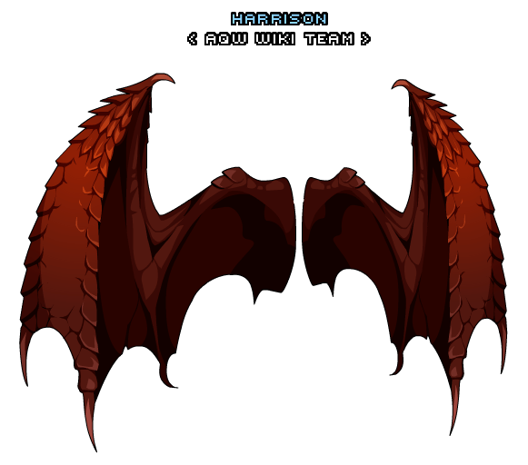 Dragon Wings Logo - Red Dragon's Wings (AC)