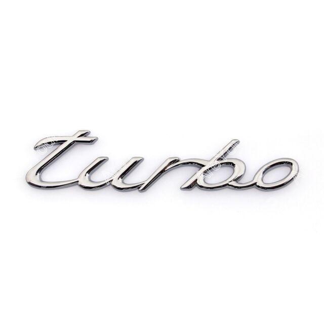 Turbo Logo - 3d Car Auto Emblem Badge Sticker Decal Turbo Logo Silver 1.6t 1.8t ...