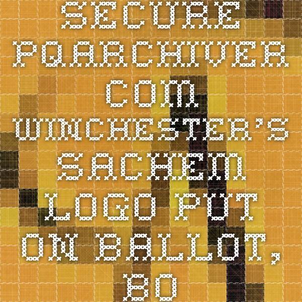 Winchester Sachems Logo - secure.pqarchiver.com WINCHESTER'S SACHEM LOGO PUT ON BALLOT, Boston ...