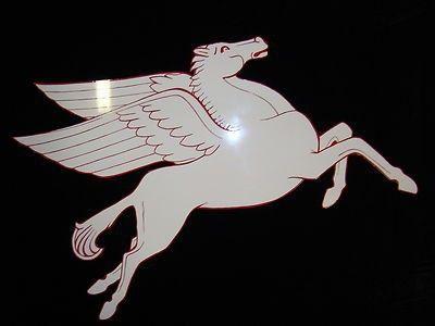 Flying White Horse Logo - MOBIL PEGASUS THE FLYING WHITE HORSE 51