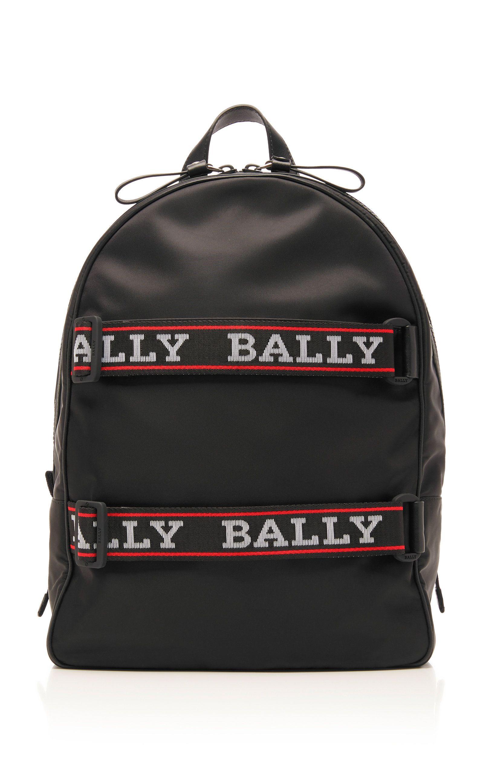 Nylon Logo - Bally Nylon Logo Strap Backpack | £525.00 | Grazia